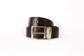 Handcrafted Black Leather Belt