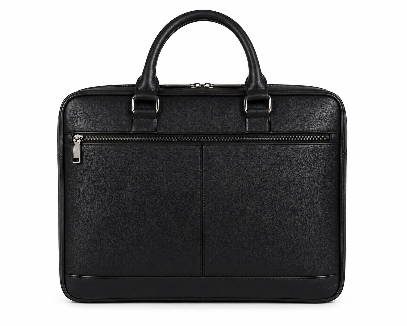 Executive Black Leather Briefcase