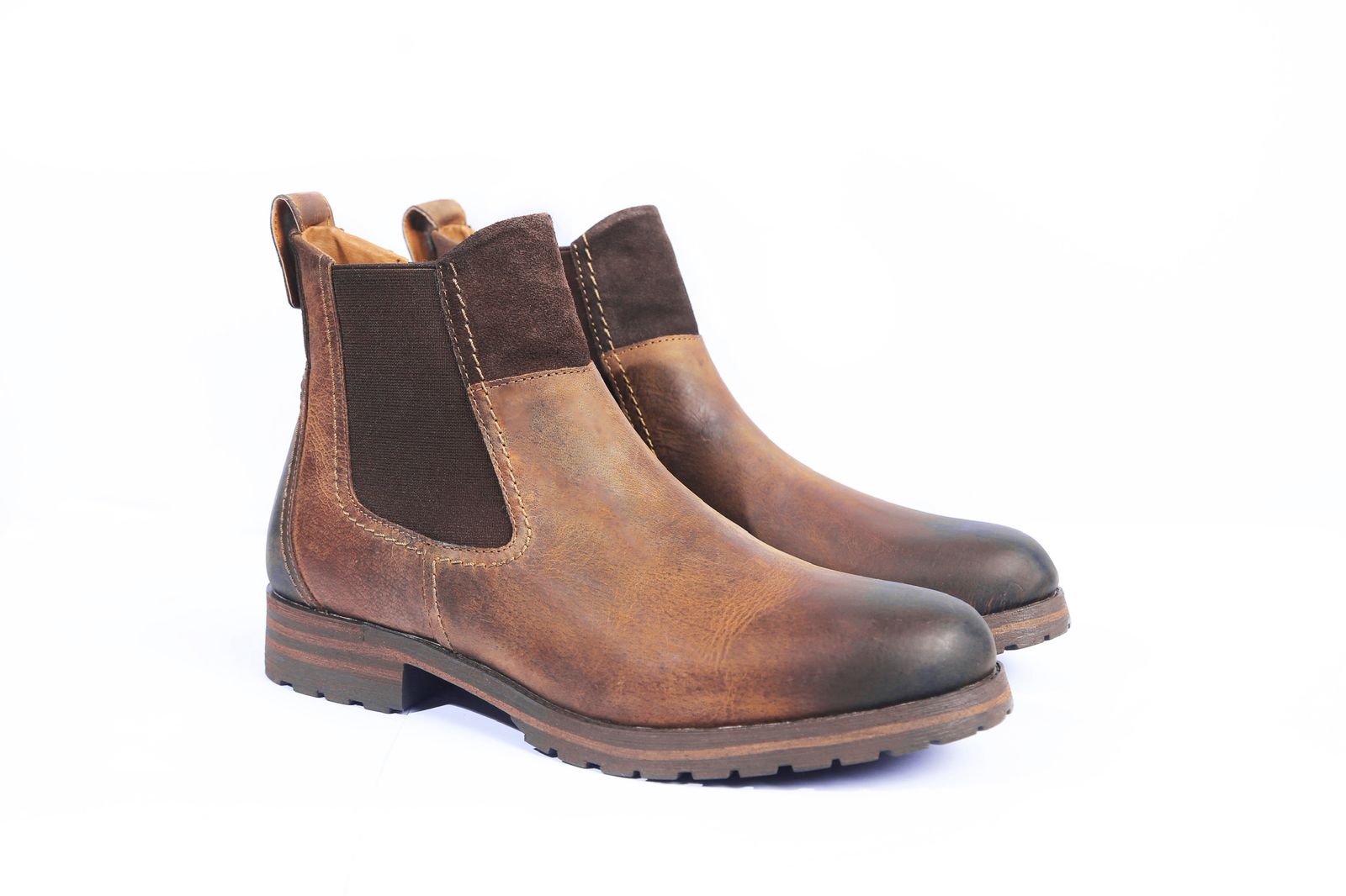 Handcrafted Leather Chelsea Boot – Tan/Brown