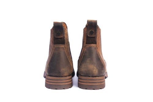 Handcrafted Leather Chelsea Boot – Tan/Brown
